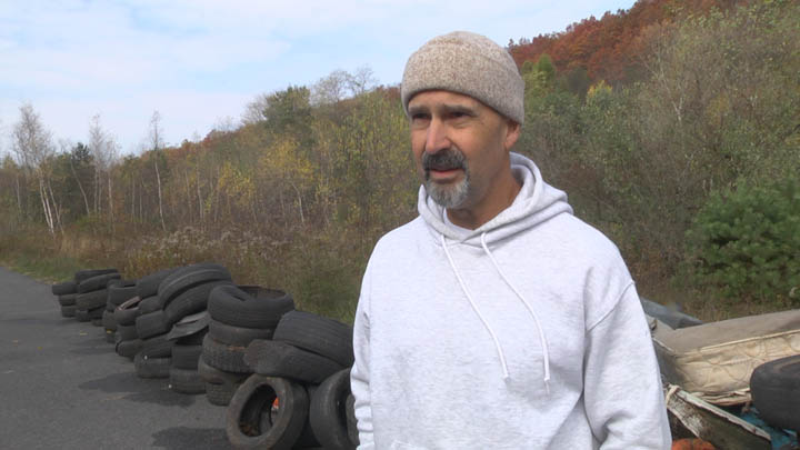 Former Centralia Pennsylvania resident, John Comarnisky, visited the cleanup day and provided an interview.
