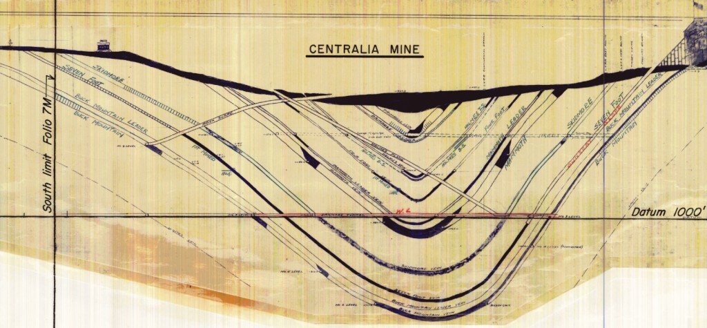 Centralia Pennsylvania Coal Mine Veins