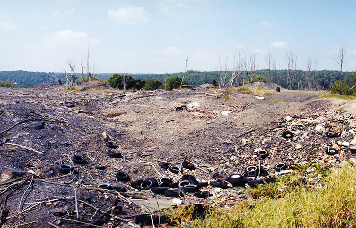 Centralia Pennsylvania Burn Zone Mine Fire