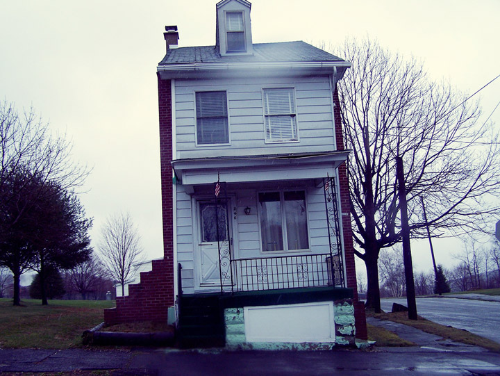 Lone house in Centralia Pennsylvania