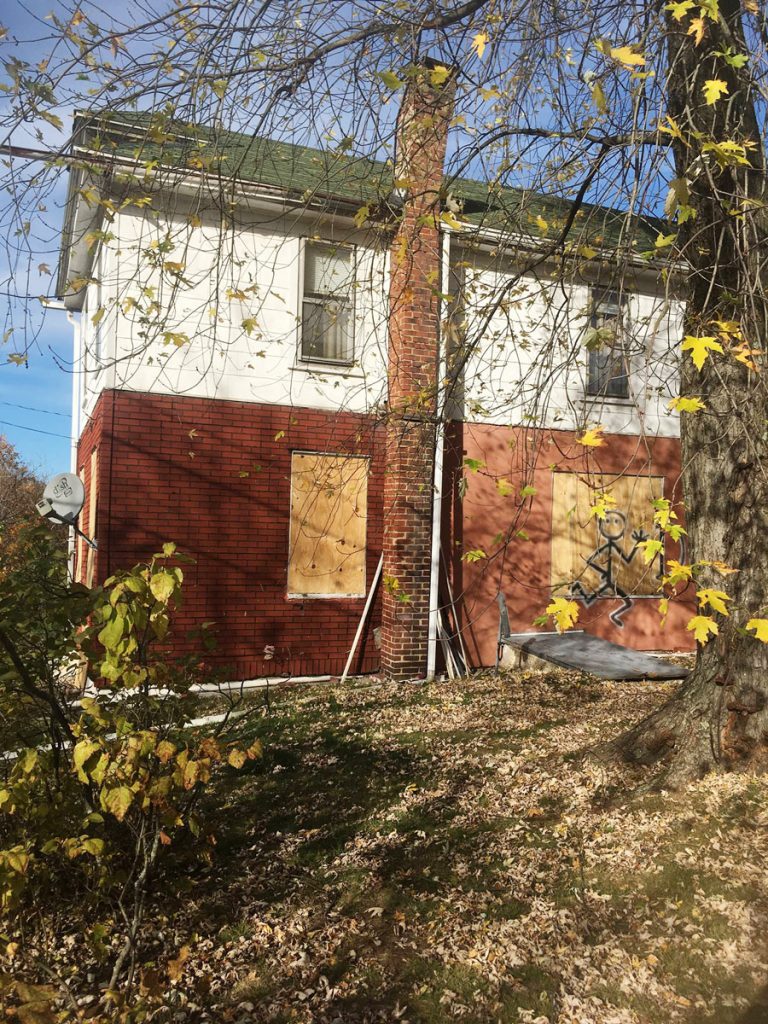 Centralia PA Womer House Abandoned Back