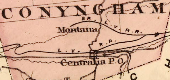 Centralia Mine Fire Map