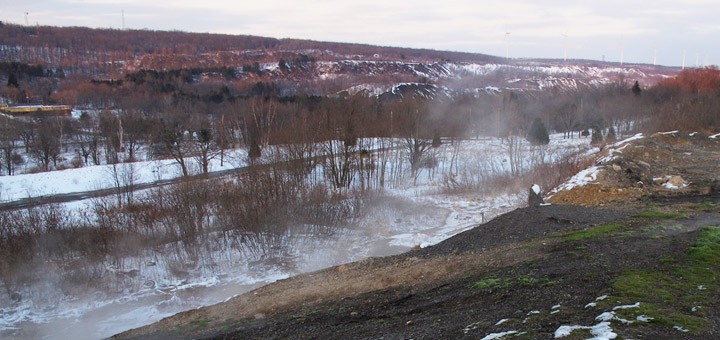 Centralia Pennsylvania Burn Zone North East