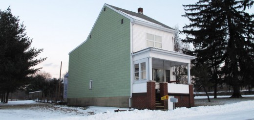 Centralia PA Abandoned House Snow
