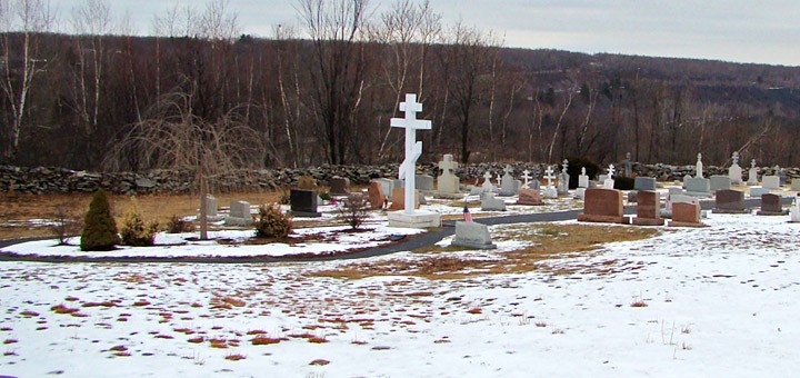 Centralia PA Cemetery Winter