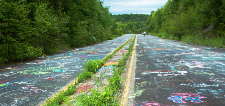 Centralia Pennsylvania Graffiti Highway