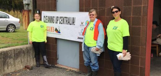 Centralia PA Cleanup Day Volunteers